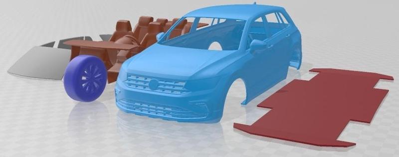 Volkswagen Tiguan 2021 Printable Car