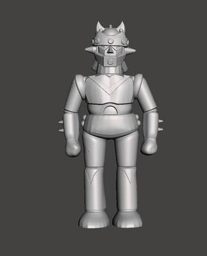 FAN ART RETRO SOFUBI ROBOT TAEKWON COREAN MAZINGER
