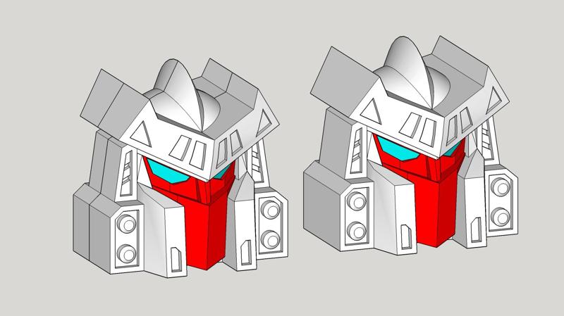 Toy Style head for Kingdom Tracks/Road Rage