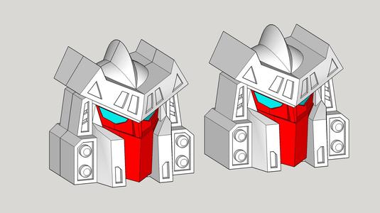 Toy Style head for Kingdom Tracks/Road Rage