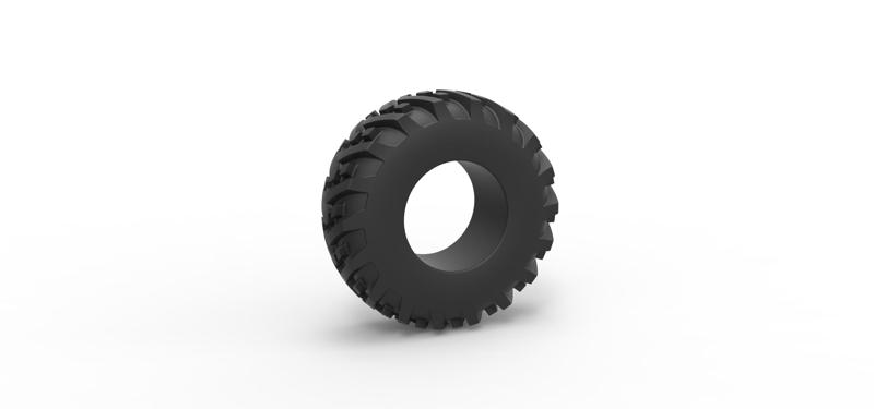 Tractor tire 31 Scale 1:25