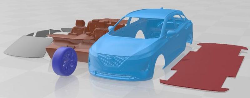 Nissan Qashqai 2022 Printable Car