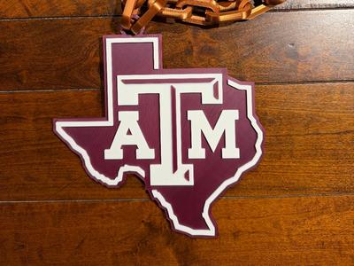 Texas A&M Aggies Oversized Necklace Logo
