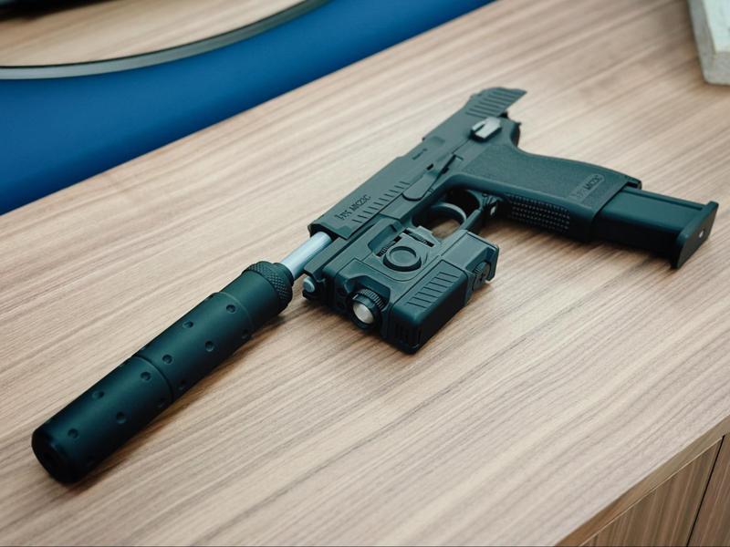 Metal Gear Solid - SOCOM MK23 C (Snakes Pistol)