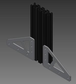 Tevo Black Widow, Stabilizer Bracket for V-Slot Profil