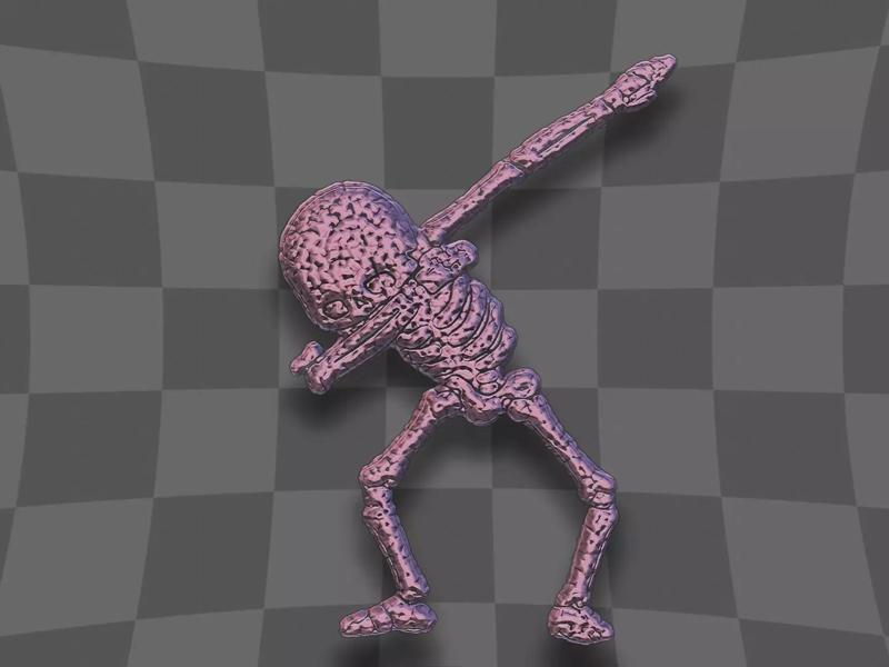 Skeleton dance for CNC and 3D printing
