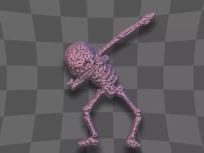 Skeleton dance for CNC and 3D printing