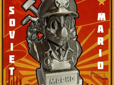 Soviet Mario Bust