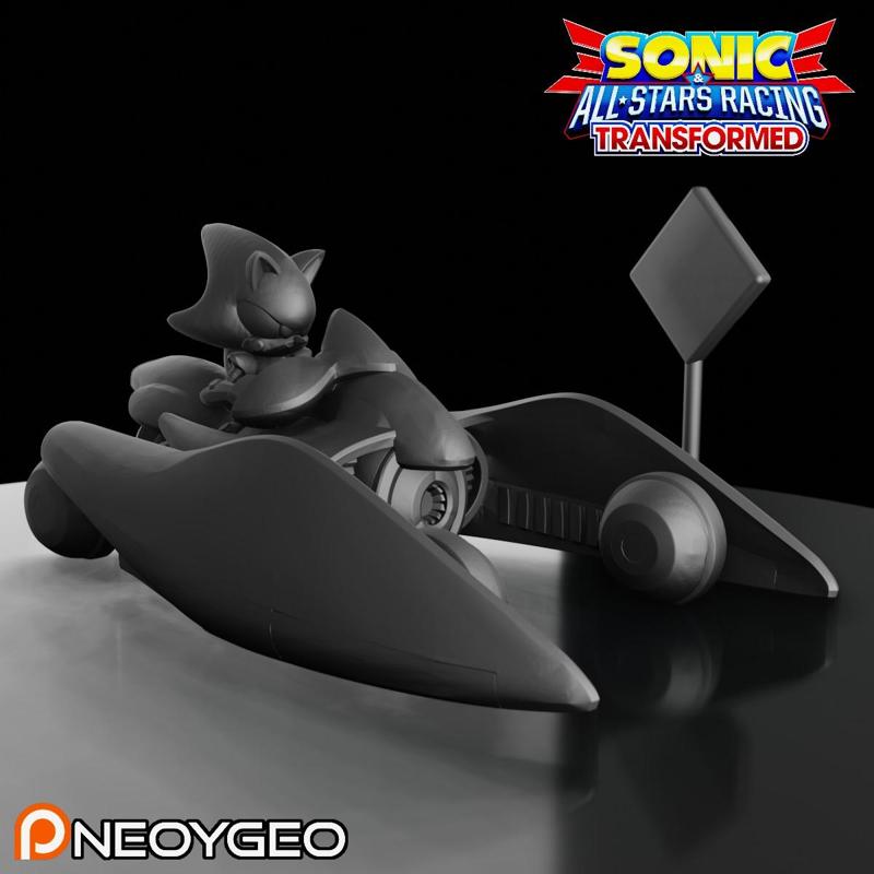 METAL SONIC - SONIC & ALL-STARS RACING TRANSFORMED