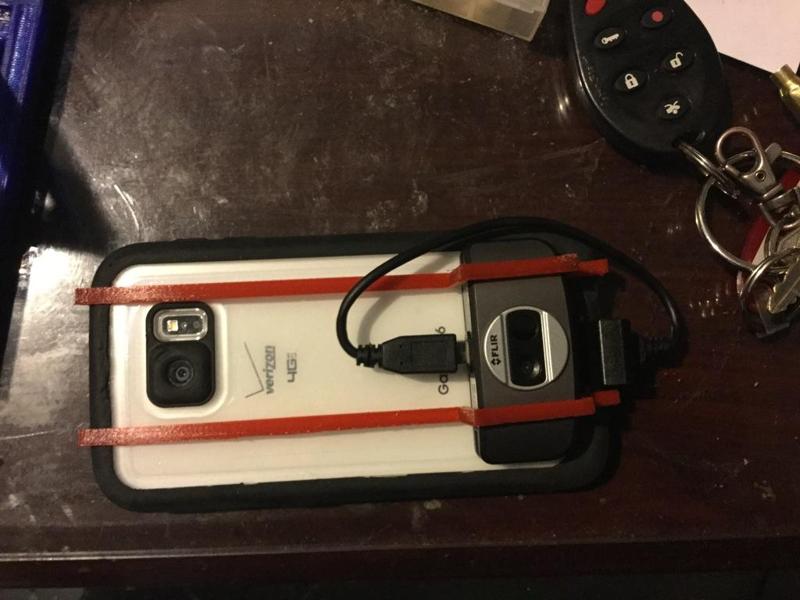Flir one Android clip