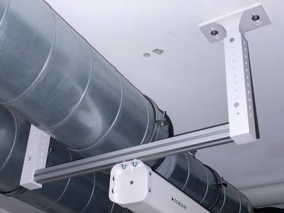 Projector screen ceiling mount