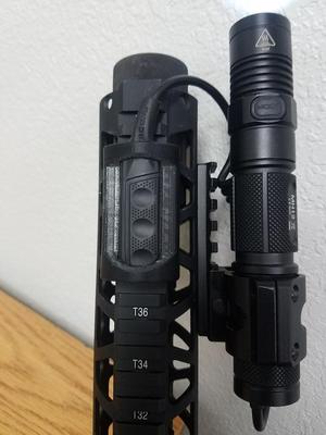 Picatinny Pressure switch mount Nitecore