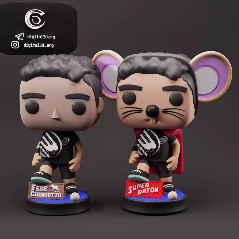 FUNKO FEDE CHINGOTTO EL SUPER RATON PADEL
