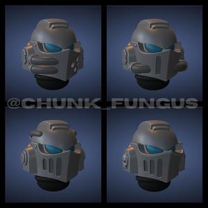 Silver Paladins Space Helmets
