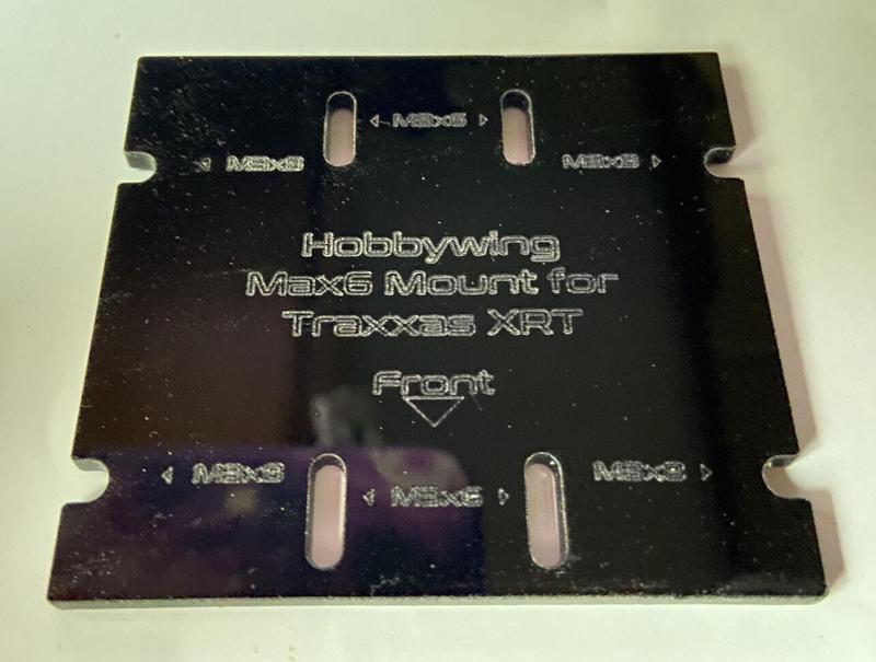 Laser Cut Hobbywing Max6 ESC Mount for Traxxas XRT