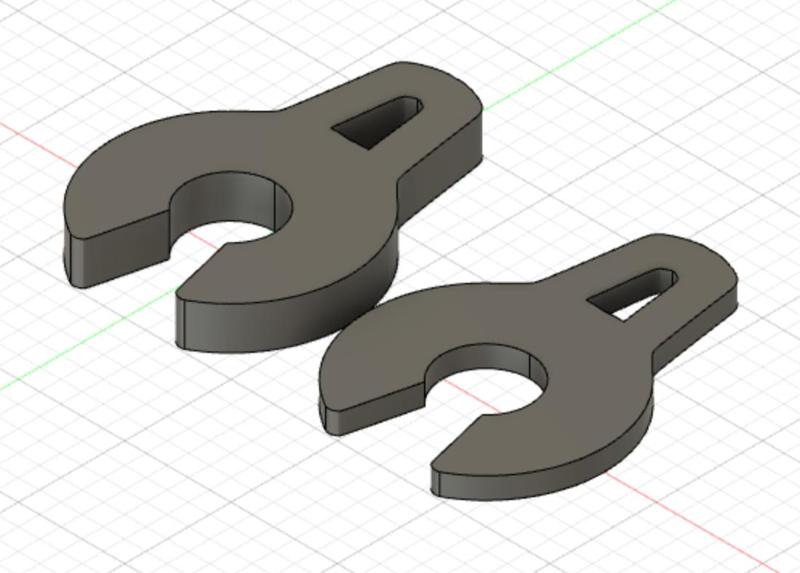 Arrma Kraton 6s Front Upper Arms Caster Shim CLIPS / Spacers