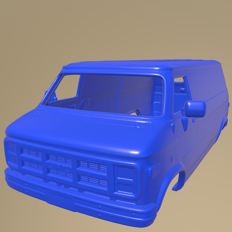 GMC Vandura PanelVan 1992 PRINTABLE CAR BODY