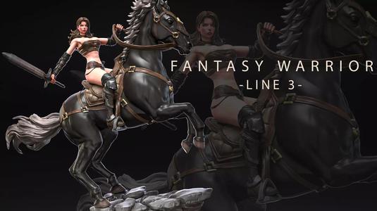 Fantasy Warrior - Line 3 - F4 -