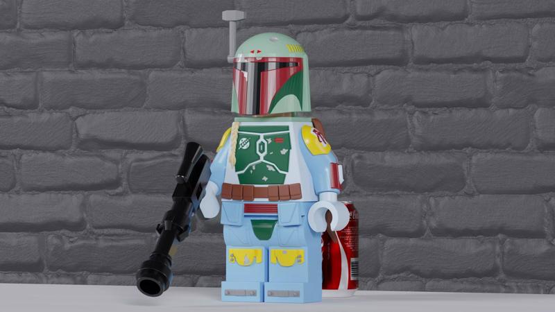 Lego Boba Fett Maxifig - Fully Articulated