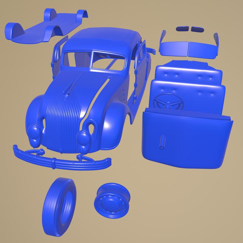Chrysler Imperial Airflow 1934 printable car in separate parts