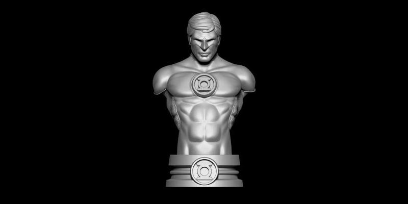 Fanart HAL JORDAN - GREEN LANTERN - Bust