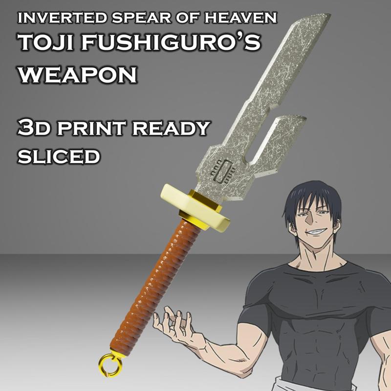 Toji Fushiguro Dagger -- Jujutsu Kaisen Cosplay -- Inverted Spears of Heaven -- 3D Print Ready