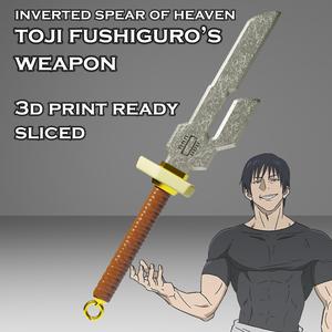 Toji Fushiguro Dagger -- Jujutsu Kaisen Cosplay -- Inverted Spears of Heaven -- 3D Print Ready