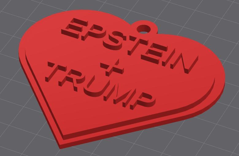 Trump Loves Epstein Ornament