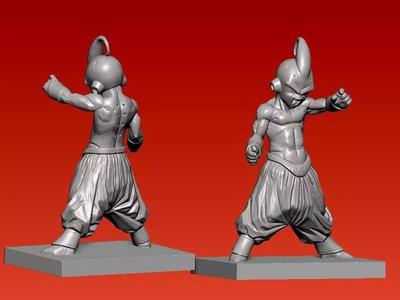 Majin Boo Dragonball Fan model - statue - 3D print