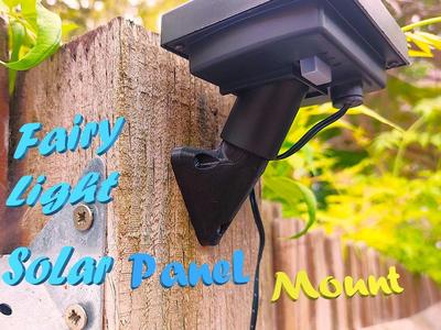Fairy Light Solar Panel Mount