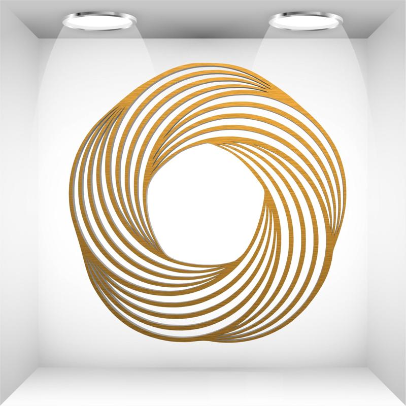 Optical Illusion Geometric Ring Vector Cut File - Digital Download.