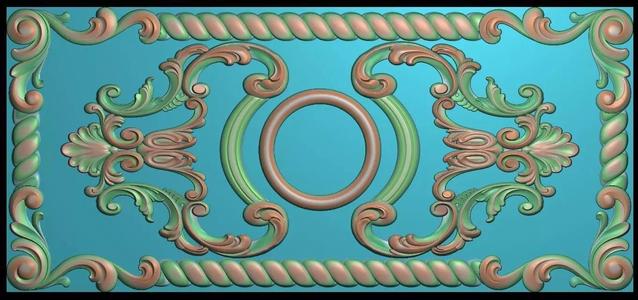 3d model of flowers and leaves