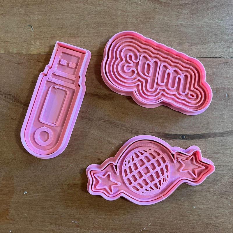 Set Emilia Mernes Cookie Cutters MP3 designs