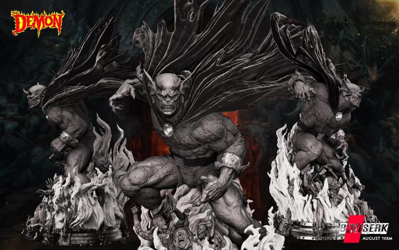 B3DSERK August term 2022 Etrigan Sculpture 3D ready for printing