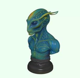 Azure Veyran Mystical Alien Bust