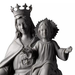 Carmel statue of virgin and child