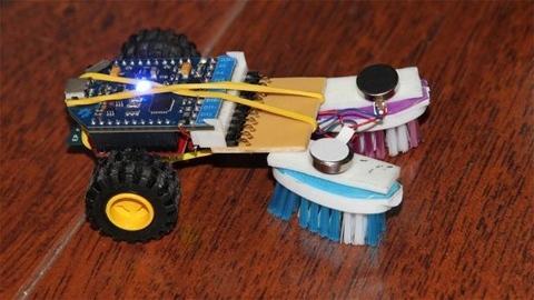 The AirBoard BrushBot enclosure