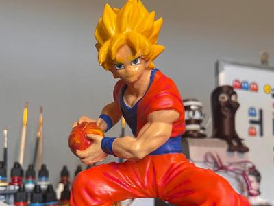 Son Goku Adult Kamehameha