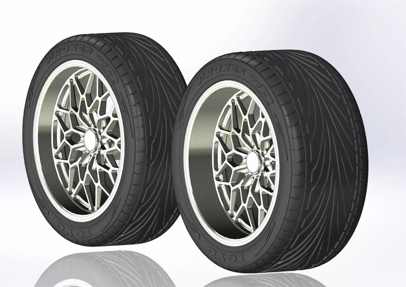 Custom wheels Budnik Matrix for your scale model