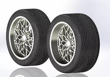 Custom wheels Budnik Matrix for your scale model