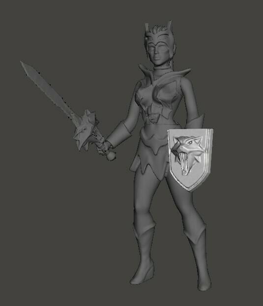 Catra vintage motu he-man