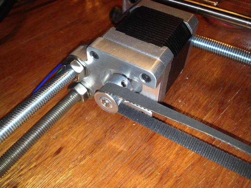 Sturdier RepRap Prusa i3 Aluminium y-motor mount