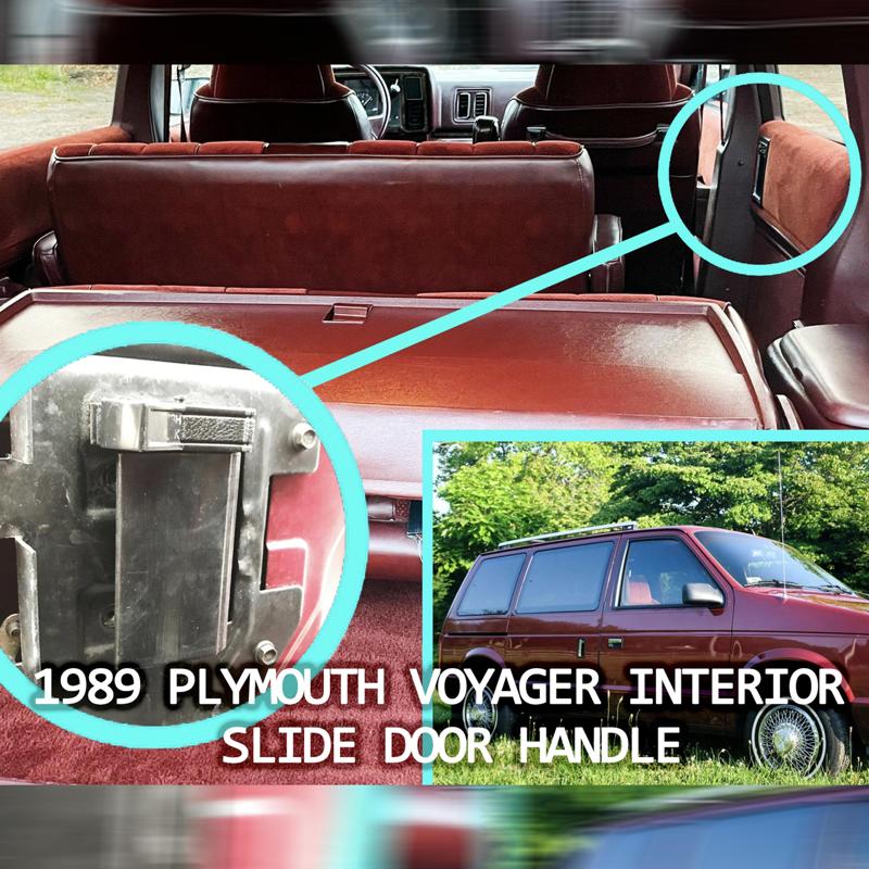 1989 Plymouth Voyager - interior slide door handle