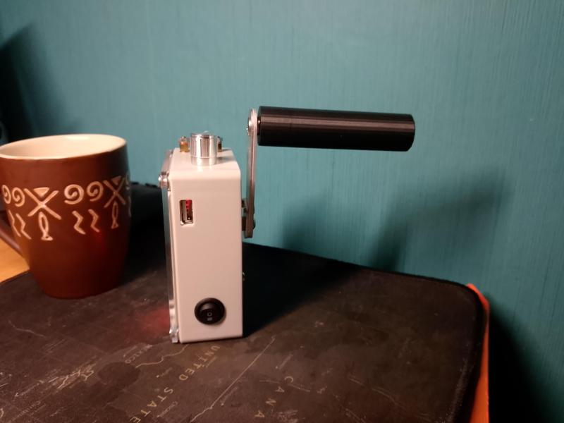 poignée pour Générateur manuel à 8 condensateurs /handle for 8-capacitor manual generator