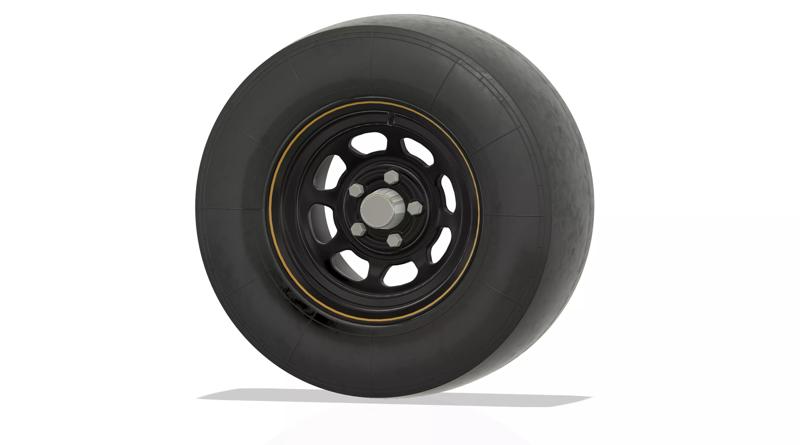 3d printable modern Nascar wheel