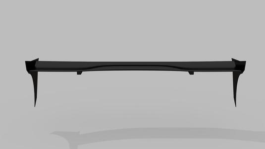 GT Style Full Size Spoiler (Ready-To-Print)