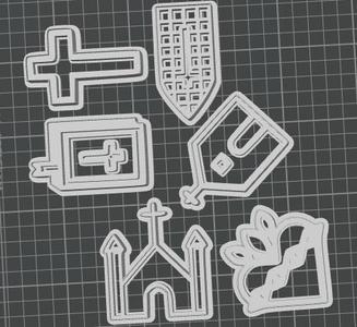 Set of cookie cutters - Religious