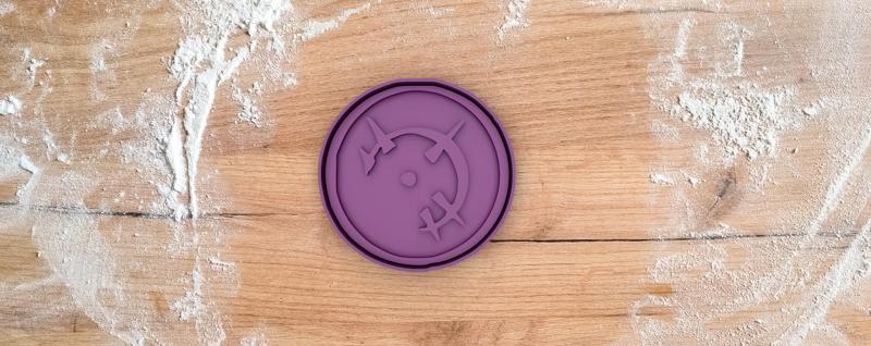 Malatium symbol cookie cutter from Mistborn