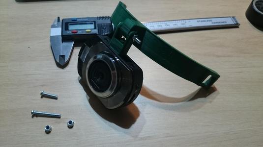 Multipurpose Dash Cam Head/Helmet mount - Coles brand TACC1 "Crash Cam"