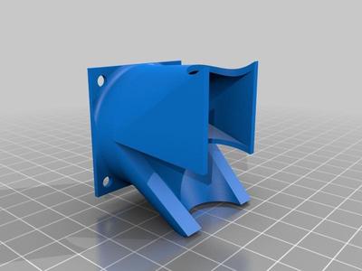 2-in-1 fan duct E3D: Clearance for Titan